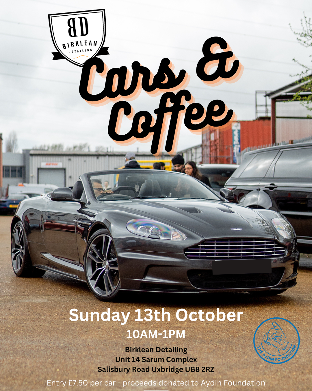 Cars & Coffee - 13th October 2024 - vehicle entry