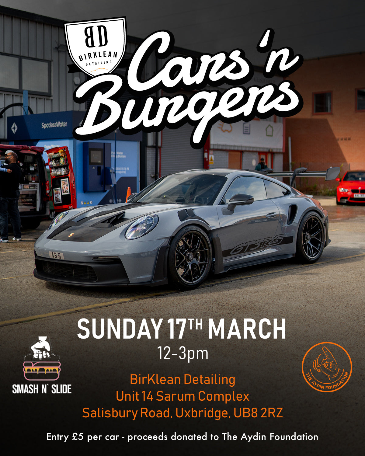 Cars 'n Burgers - 17th March 2024 - vehicle entry