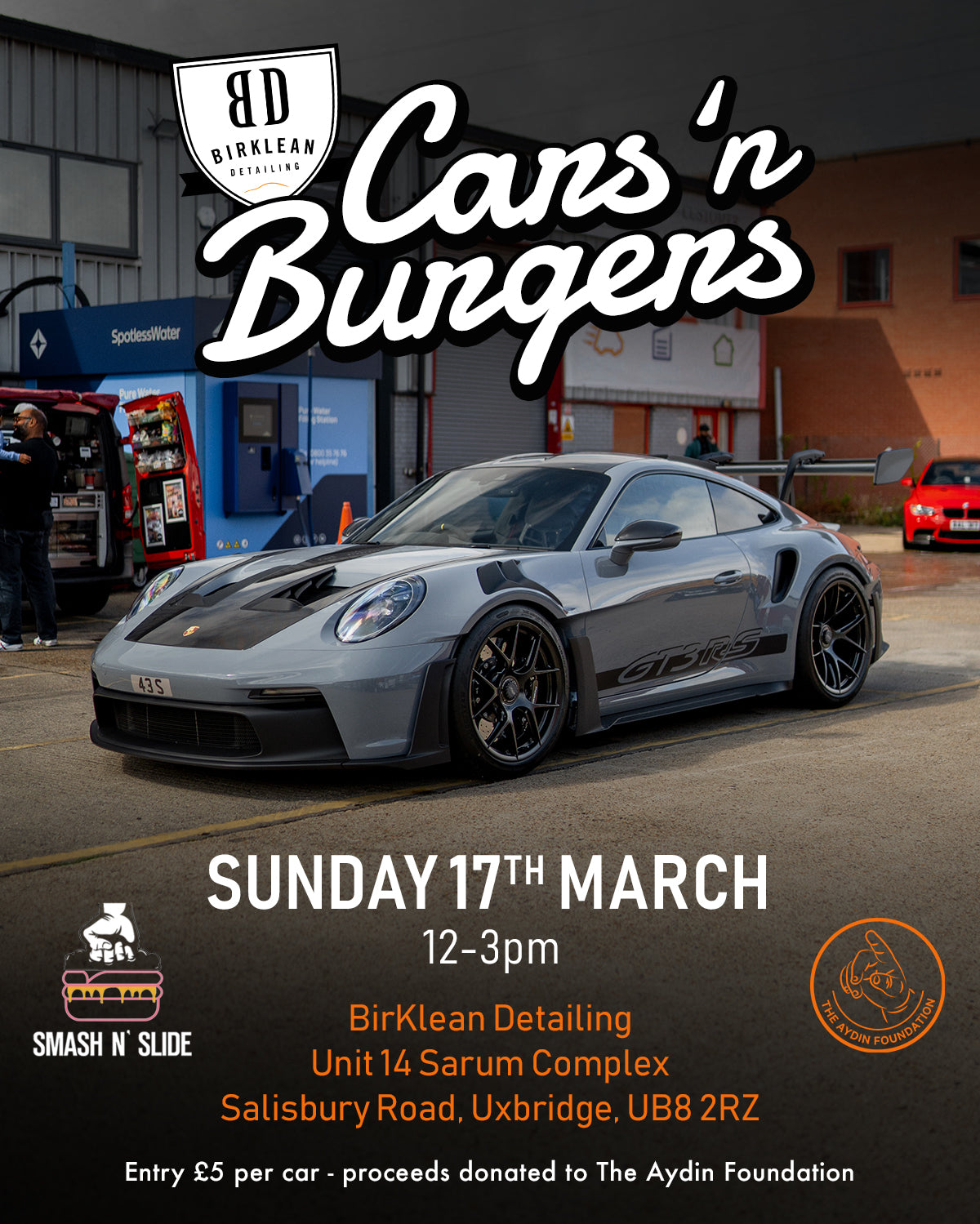 Cars ‘n Burgers - 17th March 2024 - vehicle entry